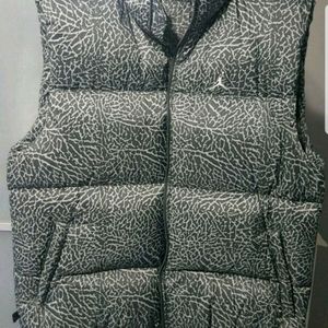 Rare Jordan elephant print down vest